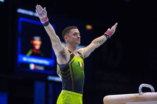 2026 Men s Artistic European Gymnastics Championships, Arena Zagreb, Zagreb, Croatia 21 8 2026 Men s Pommel Horse Final Ireland s Rhys McClenaghan Rhys McClenaghan 21 8 2026  Copyright: xx 0NIK4060