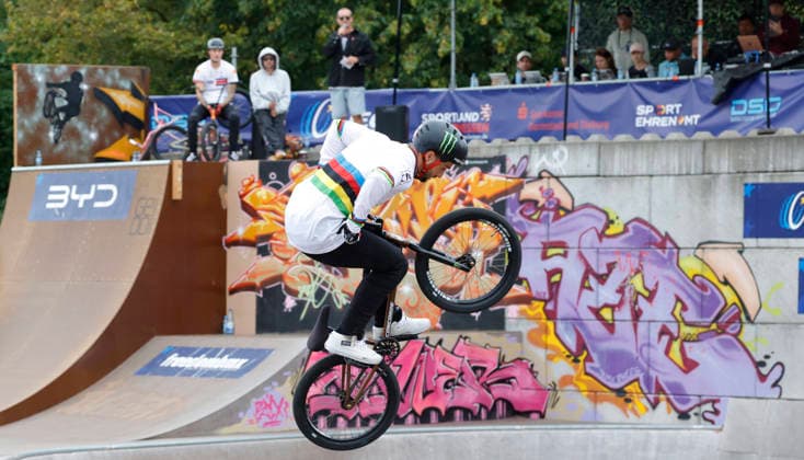 Cycling, BMX Freestyle Park, European Championships in Darmstadt