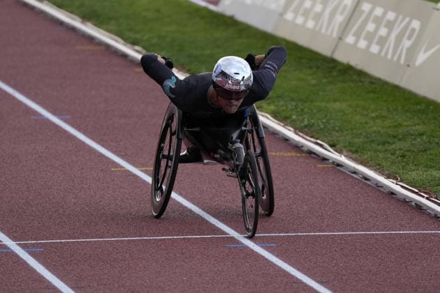 Lausanne, Switzerland - August 21: Marcel Hug (SUI) competes in the 1500m Wheelchair Men during the Wanda Diamond League Athletissima Lausanne 2026 at Stade Olympique de la Pontaise on August 21, 2026 in Lausanne, Switzerland.  Copyright: xKjetilxWaberx xSPPx Sportspressphoto_SPR211788
