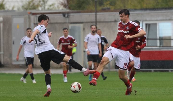 21.08.2026 - Fussball - Saison 2026 2027 - Regionalliga Bayern - 04. Spieltag: 1. FC Nürnberg FCN II ( Club ) - SV Wacker Burghausen - DoGe - xdoxgex - Luca Paul Schulten (18, 1. FC Nürnberg FCN II ) Maximilian Schuhbauer (37, SV Wacker Burghausen *** August 21, 2026 Soccer Season 2026–2027 Bavarian Regional League Matchday 4 Match 01 FC Nuremberg FCN II vs. SV Wacker Burghausen DoGe xdoxgex Luca Paul Schulten 18, 1 FC Nuremberg FCN II Maximilian Schuhbauer 37, SV Wacker Burghausen