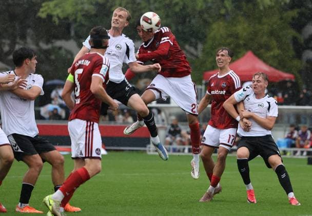 21.08.2026 - Fussball - Saison 2026 2027 - Regionalliga Bayern - 04. Spieltag: 1. FC Nürnberg FCN II ( Club ) - SV Wacker Burghausen - DoGe - xdoxgex - Adrian Hofherr (18, SV Wacker Burghausen ) Nizar Üstel Uestel (21, 1. FC Nürnberg FCN II ) *** August 21, 2026 Soccer Season 2026–2027 Bavarian Regional League Matchday 4, Match 04: FC Nuremberg (FCN II) vs. SV Wacker Burghausen DoGe xdoxgex Adrian Hofherr 18, SV Wacker Burghausen Nizar Üstel Uestel 21, 1 FC Nuremberg FCN II
