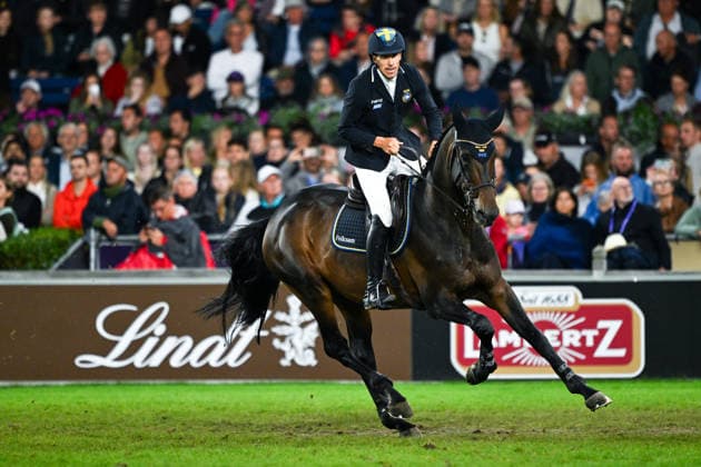 260821 Henrik von Eckermann of Sweden with horse Minute Man compete in the team jumping final during day 11 of the 2026 FEI World Championships on August 21, 2026 in Aachen. Photo: Emma Wallskog BILDBYRAN kod EW EW0693 ridsport equestrian rid-vm 2026 2026 fei world championships bbeng ridsport-vm hoppning jumping lagfinal team final *** August 21, 2026: Henrik von Eckermann of Sweden, riding Minute Man, competes in the team show jumping final on Day 11 of the 2026 FEI World Championships in Aachen. 2026 in Aachen. Photo by Emma Wallskog, BILDBYRAN, code EW EW0693. equestrian sports, 2026 World Championships, 2026 FEI World Championships, equestrian, World Championships, show jumping, team final  Copyright: EMMAxWALLSKOG BB260821EW040