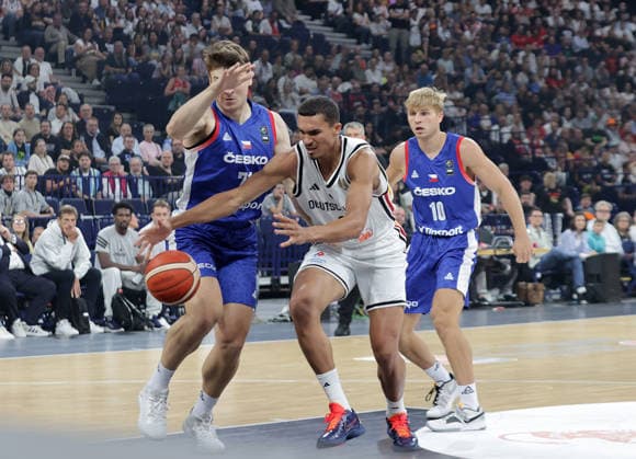 Tristan da Siva (GER) Basketball, Herren, Supercup, DBB,TurkishAirlines SUPERCUP, Barclays Arena,Tuerkei (TUR) gegen Tschechische (CZE) Republik *** Tristan da Siva GER Basketball, Men s, Super Cup, DBB, Turkish Airlines Super Cup, Barclays Arena, Turkey (TUR) vs. Czech Republic (CZE)