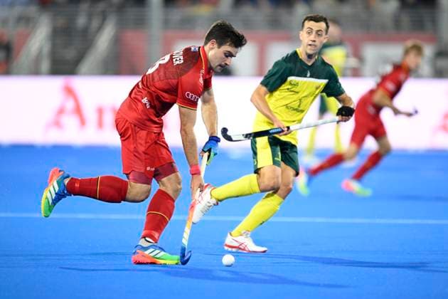 Australia v Belgium - FIH Hockey World Cup 2026 WAVRE, BELGIUM - AUGUST 21 : De Sloover Arthur of Belgium in action during the FIH Hockey World Cup 2026 M27 second phase group pool F match between Australia and Belgium on August 21, 2026 in Wavre, Belgium, 21 08 2026 Wavre Belgium  Copyright: xNicoxVereeckenx