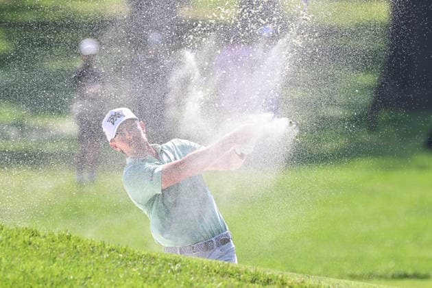 Sport Bilder des Tages ST. LOUIS, MO - AUGUST 21: Jake Knapp of the United States hit out of the bunker on the 7th fairway during the first round of the PGA, Golf Herren BMW Championship ship round one on Friday August 21st, 2026 at Bellerive Country Club in Town and Country, MO (Photo by Rick Ulreich Icon Sportswire) GOLF: AUG 21 PGA BMW Championship EDITORIAL USE ONLY Icon2608215663259