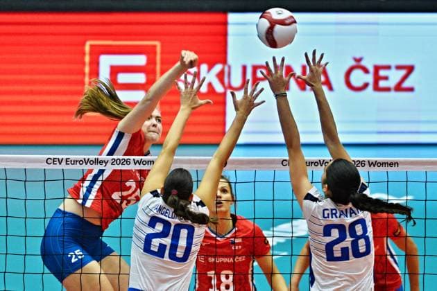 Volleyball, Women’s, European Championships, Czech Republic v Greece
