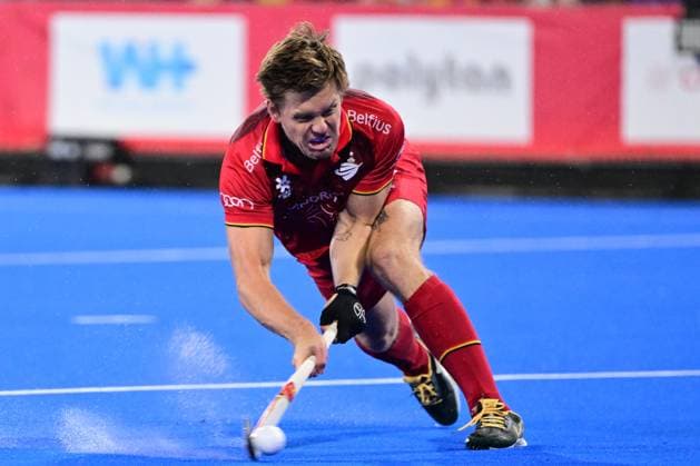 RECORD DATE NOT STATED Belgium s Tom Boon scores a goal during a hockey game between Belgian Lions and Australia, the third (out of three) matches during the group stage of the men s 2026 Hockey World Cup, Saturday 30 December 1899 in Wavre. The 2026 edition of the Hockey World Cup takes place in Belgium and The Netherlands from August 15 to August 30. DIRKxWAEM  x183938208x