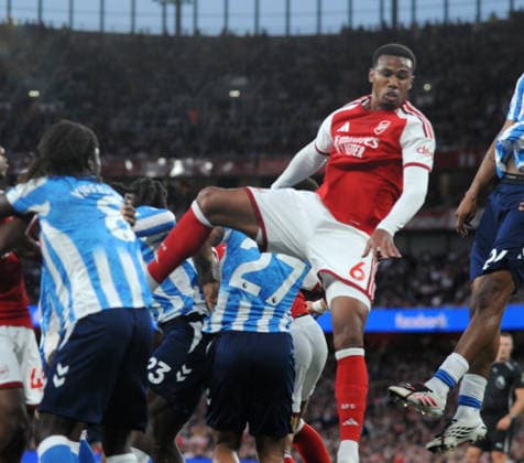 Football - 2026 - 227 - Arsenal v Coventry City FA Premiership at Emirates Stadium - Friday 21st August 2026 Gabriel of Arsenal 