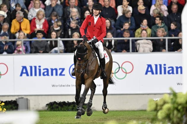 AACHEN, GERMANY 20260821 Daniel Deusser, Germany, on the horse Otello de Guldenboom, rides flawlessly in Friday s jumping, team final, during the Equestrian World Championships in Aachen. *** The image is included in the SPORTS PACKAGE. For others PAID IMAGE ** AACHEN GERMANY x10050x *** AACHEN, GERMANY 20260821 Daniel Deusser of Germany, riding Otello de Guldenboom, performs flawlessly in Friday’s show jumping team final during the World Equestrian Games in Aachen *** The image is included in the SPORTS PACKAGE. For other uses, PAID IMAGE ** AACHEN, GERMANY x10050x  Copyright: xPontusxLundahl TTx EQUESTRIAN WORLD CHAMPIONSHIP 2026