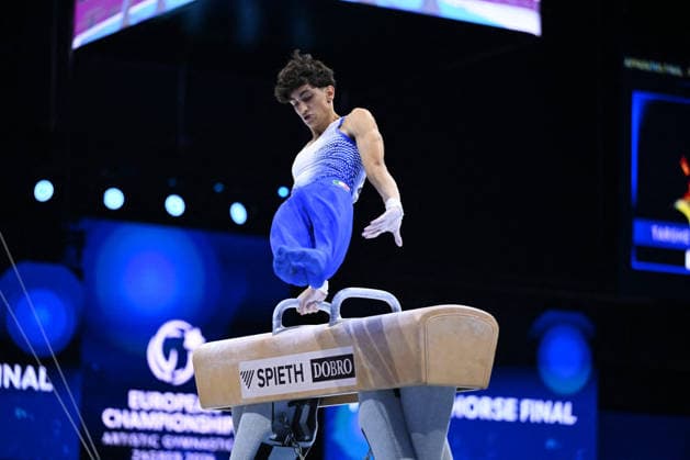 OTHER - Gymnastics - European Men s Artistic Gymnastics Championships Photo by IPA ABACAPRESS.COM87673655 - Gabriele Targhetta (ITA) on the pommel horse during the European Men s Artistic Gymnastics Championships in Zagreb, Croatia, on August 21, 2026 Zagreb Croatia  Copyright: xIPAxSport ABACAx