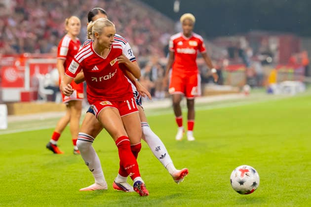 Germany, Berlin, Stadion an der Alten Foersterei, 21.08.2026, 1. Frauen Fußball Bundesliga, 1. FC Union Berlin vs. FC Bayern Muenchen, Judith Steinert (1. FC Union Berlin), Photo by Eibner Pressefoto Tino Henschel 1. Frauen Fußball Bundesliga, 1. FC Union Berlin vs. FC Bayern Muenchen Berlin *** Germany, Berlin, Stadion an der Alten Foersterei, August 21, 2026, Women s Bundesliga, 1. FC Union Berlin vs. FC Bayern Munich, Judith Steinert, 1. FC Union Berlin, Photo by Eibner Pressefoto, Tino Henschel, Women s Bundesliga, 1. FC Union Berlin vs. FC Bayern Munich, Berlin Copyright: xEibnerxPressefotox