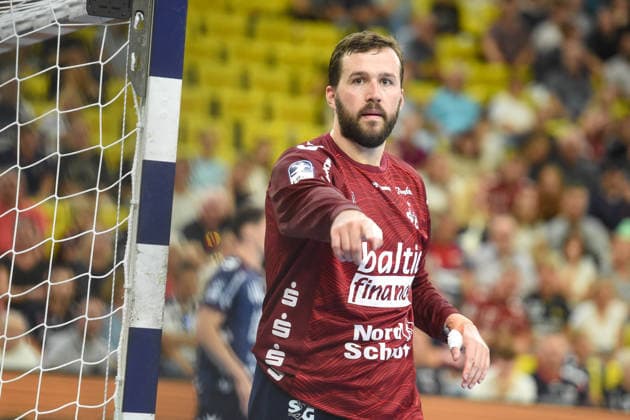 Handball I Herren I Saison 2026-2027 I Jacob Cement Cup I Vorbereitung I SG Flensburg-Handewitt - Lugi Lund I 21.08.2026 Benjamin Buric (1, SG Flensburg-Handewitt) *** Handball I Men I 2026–2027 Season I Jacob Cement Cup I Preseason I SG Flensburg Handewitt vs. Lugi Lund I August 21, 2026 Benjamin Buric 1, SG Flensburg Handewitt Copyright: xLobeca JanxKirschnerx