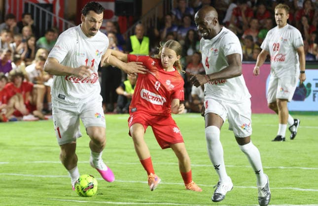 Football: Plazma Youth Sports Games in Split featuring Zlatan Ibrahimovic