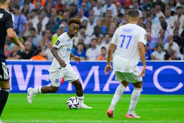 FOOTBALL : Olympique de Marseille VS RC Strasbourg Alsace - Ligue 1 McDonald s - 21 08 2026 Angel Gomes (OM) - Ligue 1 McDonald s match between Olympique de Marseille and Racing Club de Strasbourg Alsace on August 21, 2026 at the CEPAC Velodrome Stadium in Marseille. MarseilleFrance  Copyright: xWilliamxCannarellax
