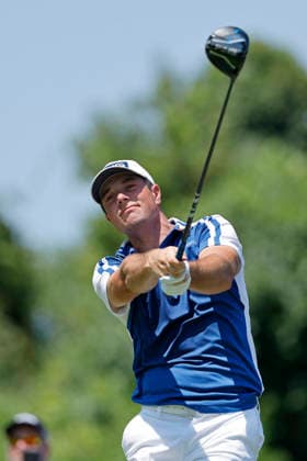 ST. LOUIS, MO - AUGUST 21: Viktor Hovland of Norway plays from the tee at the fifteenth hole during the second round of the BMW Championship on August 21, 2026 at Bellerive Country Club in St Louis, Missouri. (Photo by Joe Robbins Icon Sportswire) GOLF: AUG 21 PGA, Golf Herren BMW Championship EDITORIAL USE ONLY Icon5732608210022