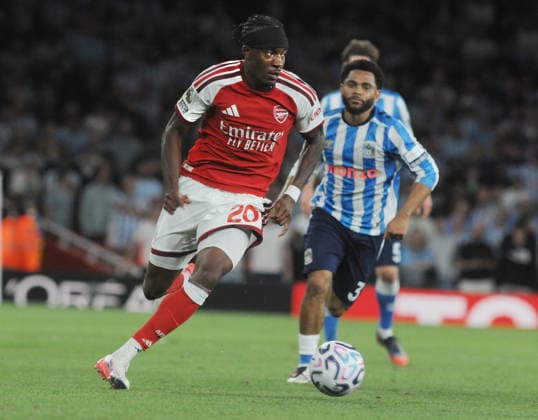 Football - 2026 - 227 - Arsenal v Coventry City FA Premiership at Emirates Stadium - Friday 21st August 2026 Noni Madueke of Arsenal 