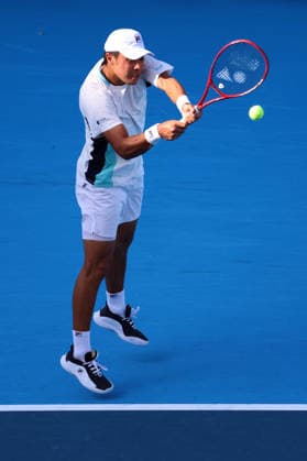 August 21, 2026, Mason, Oh, USA: Cincinnati Open Tennis 2026 - Brandon Nakashima hits a ball against Taylor Fritz in the Cincinnati Open Tennis Tournament held in Mason OH. 2026 08 21. ZUMAPress Mason USA - ZUMAn24_ 20260821_zaf_n24_224 Copyright: xWallyxNellx