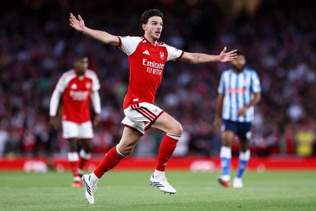 Arsenal v Coventry City 21 August 2026, London - Premier League Football - Arsenal v Coventry City - Declan Rice of Arsenal - Photo: Jacques Feeney Offside. London UK *** Arsenal gegen Coventry City, 21. August 2026, London, Premier League, Fußball, Arsenal gegen Coventry City, Declan Rice von Arsenal, Foto: Jacques Feeney, Abseits, London, Großbritannien  Copyright: xJacquesxFeeneyx xOffsidexOffside
