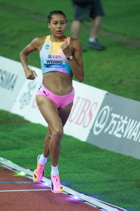 2026 Wanda Diamond League - Athletissima Lausanne Audrey Werro of Switzerland competes during the 800m Women at the 2026 Wanda Diamond League Lausanne meeting at the Stade Olympique de la Pontaise in Lausanne, Switzerland, on August 21, 2026. Lausanne Vaud Switzerland  Copyright: xRemyxGrosx originalFilename:gros-800mwome260821_np6ls.jpg
