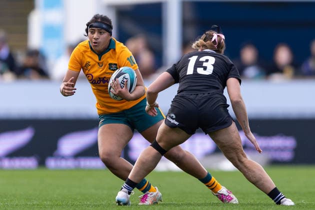 RUGBY WALLAROOS BLACK FERNS, Australia s Faitala Moleka during the Second Women s Test Match between the Australian Wallaroos and the New Zealand Black Ferns at Go Media Stadium in Auckland, Saturday, August 22, 2026. ( NO ARCHIVING, EDITORIAL USE ONLY, AUSTRALIA USE ONLY AUCKLAND NEW ZEALAND  Copyright: xJOSHUAxDEVENIEx 20260822179958466250