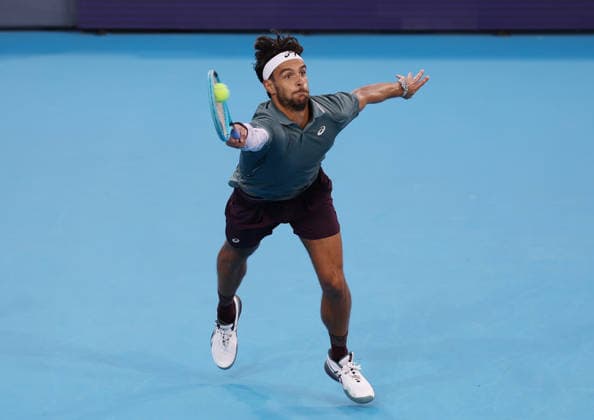 August 21, 2026, Mason, Ohio, USA: LORENZO MUSETTI of Italy during the match against F. Tiafoe of USA in quarterfinals of tennis tournament WTA, Tennis Damen 1000 Cincinnati Open in Mason, USA. Musetti lost 6:7 (2-7), 5:7 Mason USA - ZUMAc278 20260821_zsp_c278_065 Copyright: xMarcinxCholewinskix
