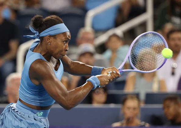 August 21, 2026, Mason, Ohio, USA: COCO GAUFF of USA during the match against M. Kostyuk of Ukraine in quarterfinals of tennis tournament WTA, Tennis Damen 1000 Cincinnati Open in Mason, USA. Gauff won 6:2, 6:2. Mason USA - ZUMAc278 20260821_zsp_c278_071 Copyright: xMarcinxCholewinskix