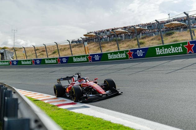 Formula 1 Heineken Dutch Grand Prix 2026 - Netherlands Charles Leclerc of Scuderia Ferrari HP drives during the 2026 Formula 1 Heineken Dutch Grand Prix at Circuit Zandvoort in Zandvoort, Netherlands on August 21, 2026. Photo by Tan Jun Da ABACAPRESS.COM Zandvoort Netherlands  Copyright: xJunxDaxTan ABACAx