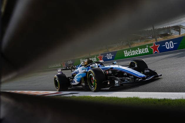 Formula 1 Heineken Dutch Grand Prix 2026 - Netherlands Alexander Albon of Atlassian Williams F1 Team drives during the 2026 Formula 1 Heineken Dutch Grand Prix at Circuit Zandvoort in Zandvoort, Netherlands on August 21, 2026. Photo by Tan Jun Da ABACAPRESS.COM Zandvoort Netherlands  Copyright: xJunxDaxTan ABACAx