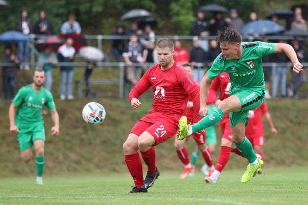 Football, Thuringia State Cup, SV Schmölln v ZFC Meuselwitz