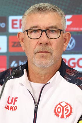URS FISCHER PRESSEKONFERENZ VOR DEM DFB POKAL SPIEL VFB KRIESCHOW-1. FSV MAINZ 05 MAINZ *** URS FISCHER PRESS CONFERENCE AHEAD OF THE DFB CUP MATCH: VFB KRIESCHOW 1, FSV MAINZ 05 MAINZ 