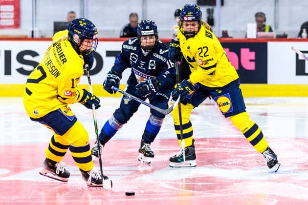 Ice hockey, women's, Euro Hockey Tour, Finland v Sweden