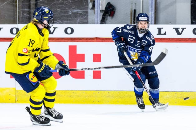 260822 Hannele Tarkiainen of Finland during the Women™s Euro Hockey Tour game between Finland and Sweden on August 22, 2026 in Kloten. Photo: Mathilda Schuler BILDBYRAN kod MA MA1022 ishockey Ice hockey, Eishockey women™s euro hockey tour finland sverige sweden dam bbeng sverige sweden finland *** August 22, 2026: Hannele Tarkiainen of Finland during the Women’s Euro Hockey Tour game between Finland and Sweden on August 22, 2026 in Kloten. Photo by Mathilda Schuler. BILDBYRAN code MA MA1022 ice hockey women’s euro hockey tour finland sweden women’s bbeng sweden finland  Copyright: MATHILDAxSCHULER BB260822MA045