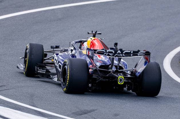ZANDVOORT - Max Verstappen from the Netherlands, driver for Oracle Red Bull Racing, drives to the grid for the sprint race of the Formula 1 Heineken Dutch Grand Prix at Circuit Zandvoort on August 22, 2026, in Zandvoort, the Netherlands. MARCEL TER BALS ANP xVIxANPxSportx xMarcelxterxBalsxIVx 565992104 originalFilename: 565992104.jpg