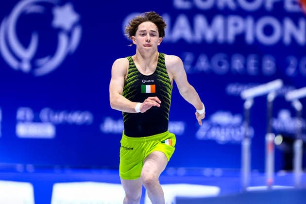 2026 Men s Artistic European Gymnastics Championships, Arena Zagreb, Zagreb, Croatia 22 8 2026 Ireland™s Finlay Hazelton Finlay Hazelton 22 8 2026  Copyright: xx 0NIK7052