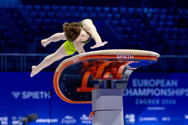 2026 Men s Artistic European Gymnastics Championships, Arena Zagreb, Zagreb, Croatia 22 8 2026 Ireland™s Robert Ward Robert Ward 22 8 2026  Copyright: xx 0NIK7237