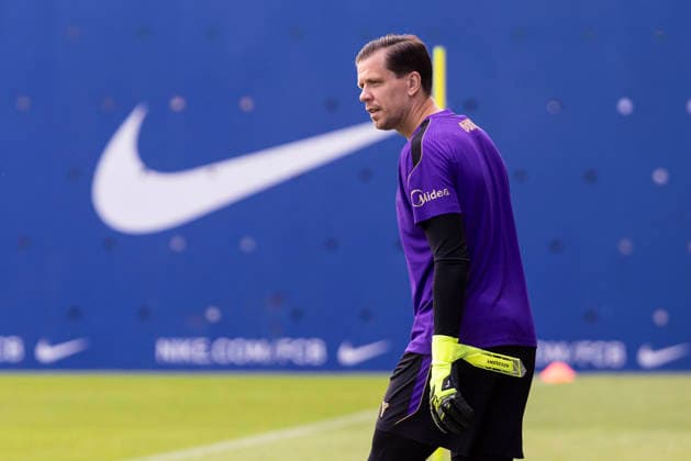 August 22, 2026, Sant Joan Despi, Barcelona, Spain: Wojciech Szczesny during the training day of FC Barcelona, Barca ahead the Spanish League, Laliga EA Sports, football match against Elche CF at Ciudad Esportiva Joan Gamper on August 22, 2026 in Sant Joan Despi, Barcelona, Spain. Sant Joan Despi Spain - ZUMAa181 20260822_zaa_a181_021 Copyright: xJavierxBorregox