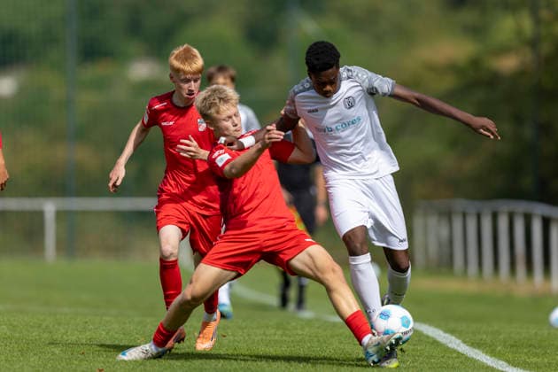 Football, DFB Youth League, U17, FC Rot-Weiß Erfurt v SV Meppen