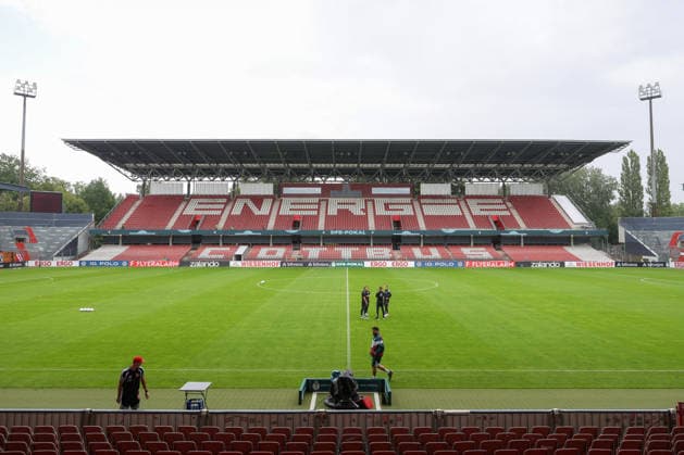 22.08.2026, xtgx, Fussball DFB-Pokal 1. Runde, FC Energie Cottbus - FC Augsburg, v.l. Symbolfoto, Symbolbild, Symbol Stadion vor dem Spiel (DFL DFB REGULATIONS PROHIBIT ANY USE OF PHOTOGRAPHS as IMAGE SEQUENCES and or QUASI-VIDEO) Cottbus *** August 22, 2026, xtgx, Soccer DFB Cup 1st Round, FC Energie Cottbus vs. FC Augsburg, from left: stock photo, stock image, stock photo of stadium before the game. DFL and DFB regulations prohibit any use of photographs as image sequences and or quasi-video. Cottbus