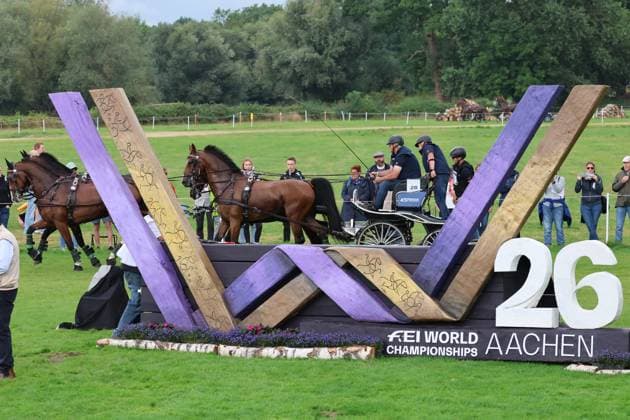 Christoph Sandmann (GER) , Vierspänner, Gespannfahren, FEI Jumping World Championship, WM, Weltmeisterschaft , FEI Driving World Championship Four-in-Hand Ð Team & Individual, Marathon, Geländemarathon, Geländestrecke, Prize of schwartz Group, Einzel und Teamwertung, Driving , AACHEN - FEI World Championships 2026, Weltfest des Pferdesports, Reitsport Weltmeisterschaft 2026, Aachen 2026, Welcome Home 2026, Aachener Soers, 11. bis 23. August 2026, Reitsport, 22.08.2026, Aachen Aachener Soers Deutschland *** Christoph Sandmann GER, four-in-hand, team driving, FEI Jumping World Championship, FEI Driving World Championship Four-in-Hand – Team Individual, Marathon, Cross-Country Marathon, Cross-Country Course, Schwartz Group Prize, Individual and Team Standings, Driving, AACHEN FEI World Championships 2026, World Equestrian Festival, 2026 World Equestrian Championships, Aachen 2026, Welcome Home 2026, Aachen Soers, August 11–23, 2026, Equestrian Sports, August 22, 2026, Aachen Soers, Germany
