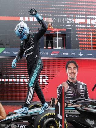 ZANDVOORT - George Russell (Mercedes-AMG PETRONAS Formula One Team) wins the sprint race ahead of the F1 Dutch Grand Prix at the Circuit Zandvoort. SEM VAN DER WAL ANP xVIxANPxSportx xxANPxIVx 565995927 originalFilename: 565995927.jpg