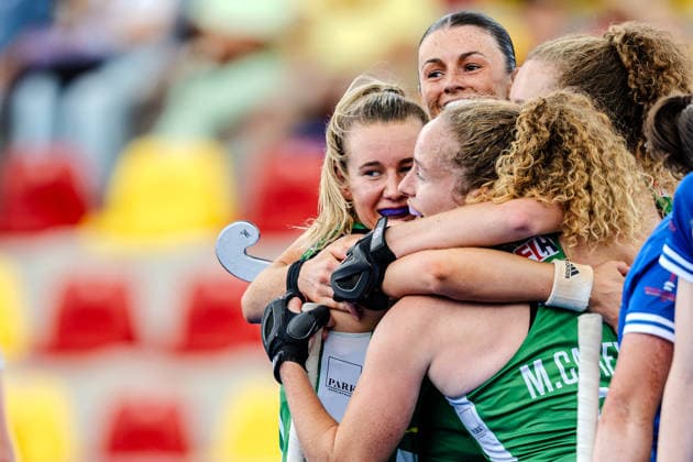 2026 Women s FIH Hockey World Cup, Belfius Hockey Arena, Wavre, Belgium 22 8 2026 Ireland vs Scotland Ireland™s Emily Kealy celebrates with teammates after scoring her sides first goal of the match Emily Kealy celebrates with teammates after scoring her sides first goal of the match 22 8 2026  Copyright: xWillxPalmerx WP7_2002 20260822_1
