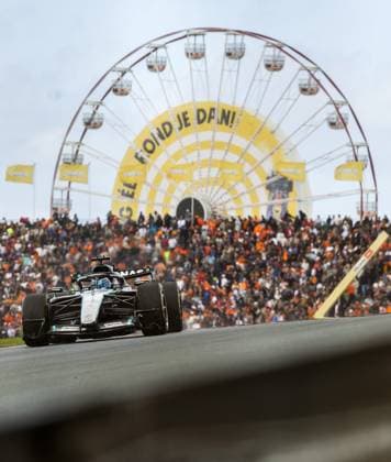 ZANDVOORT - George Russell (Mercedes) during the sprint race, ahead of the F1 Dutch Grand Prix at the Circuit Zandvoort. REMKO DE WAAL ANP xVIxANPxSportx xxANPxIVx 565996550 originalFilename: 565996550.jpg