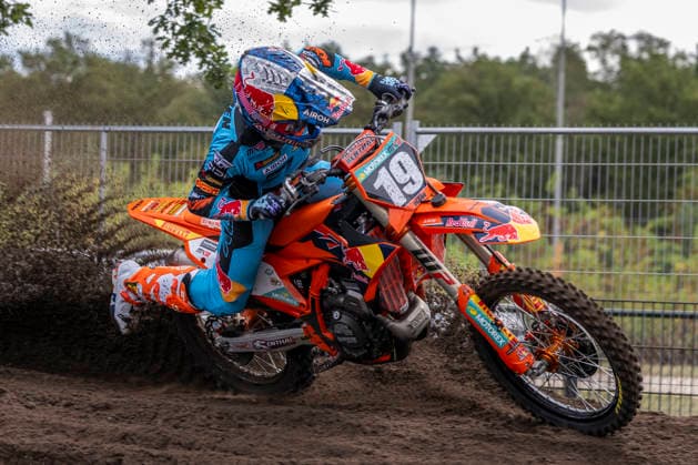 2026-08-22 - MXGP Arnhem ARNHEM, NETHERLANDS - AUGUST 22: 19 Sacha Coenen (BEL) during the MXGP Arnhem at the Motorsportpark Gelderland Midden on August 22, 2026 in Arnhem, Netherlands Arnhem Motorsportpark Gelderland Midden Netherlands Content not available for redistribution in The Netherlands directly or indirectly through any third parties. Copyright: xEdwinxBlaauwbroekx