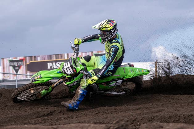 2026-08-22 - MXGP Arnhem ARNHEM, NETHERLANDS - AUGUST 22: 33 Kay Karssemakers (NED) during the MXGP Arnhem at the Motorsportpark Gelderland Midden on August 22, 2026 in Arnhem, Netherlands Arnhem Motorsportpark Gelderland Midden Netherlands Content not available for redistribution in The Netherlands directly or indirectly through any third parties. Copyright: xEdwinxBlaauwbroekx