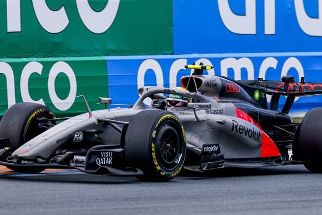 ZANDVOORT - Gabriel Bortoleto from Brazil, driver for Audi Revolut F1 Team, during the sprint race of the Formula 1 Heineken Dutch Grand Prix at Circuit Zandvoort on August 22, 2026, in Zandvoort, the Netherlands. MARCEL TER BALS ANP xVIxANPxSportx xMarcelxterxBalsxIVx 565998288 originalFilename: 565998288.jpg