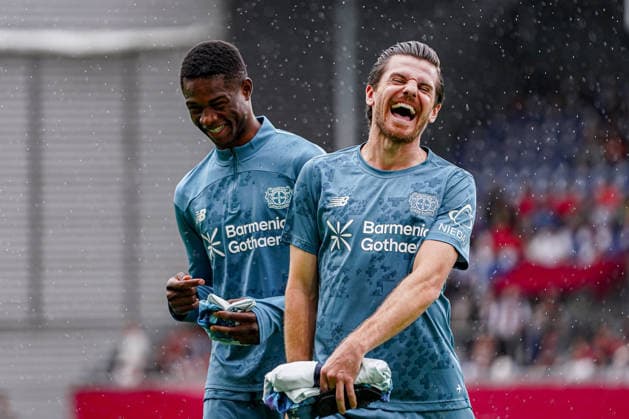 Deutschland: Fussball Saison 2026 2027 , DFB-Pokal Runde 1 1. Runde , SV Wehen Wiesbaden vs. Bayer Leverkusen - Brita-Arena (Wiesbaden) : Jonas Hofmann (Bayer 04 Leverkusen, 7) Mimik, Gesichtsausdruck, Emotion Wiesbaden Brita-Arena Deutschland Germany *** Germany Soccer Season 2026–2027, DFB Cup Round 1, SV Wehen Wiesbaden vs. Bayer Leverkusen, Brita Arena, Wiesbaden, Jonas Hofmann, Bayer 04 Leverkusen, 7 facial expressions, emotions, Wiesbaden, Brita Arena, Germany Copyright: xBennetxLongx