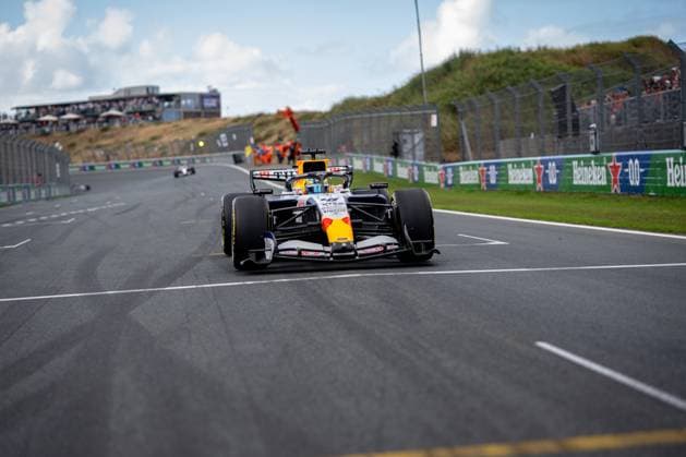 August 22, 2026, Zandvoort, Netherlands: Arvid Lindblad (GBR) (Visa Cash App Racing Bulls F1 Team) during the sprint of the Formula 1 Heineken Dutch Grand Prix 2026 at the Circuit Zandvoort. Zandvoort Netherlands - ZUMAs197 20260822_aaa_s197_017 Copyright: xLucaxMartinix