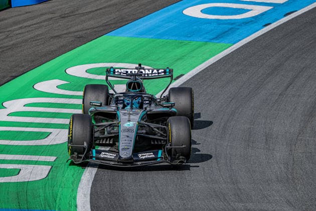 Formula One GP Zandvoort Netherlands, Saturday, August 22, 2026 George Russell 63, Mercedes-AMG Petronas F1 Team; Formula One GP Zandvoort Netherlands, Saturday, August 22, 2026 *** Formula One Grand Prix at Zandvoort, Netherlands, Saturday, August 22, 2026 George Russell 63, Mercedes AMG Petronas F1 Team Formula One Grand Prix at Zandvoort, Netherlands, Saturday, August 22, 2026 Copyright: xBEAUTIFULxSPORTS Erlhofx
