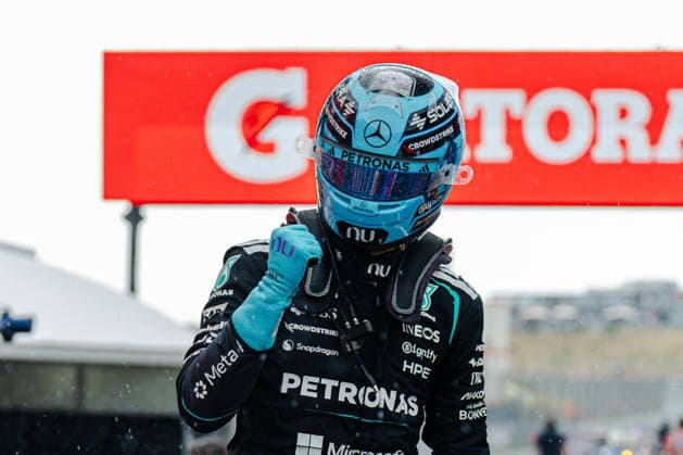 2026 Heineken Dutch F1 Grand Prix - Zandvoort George Russell of Mercedes-AMG PETRONAS Formula One Team is seen during the 2026 Formula 1 Heineken Dutch Grand Prix at Circuit Zandvoort in Zandvoort, Netherlands on August 22, 2026. Photo by Tan Jun Da ABACAPRESS.COM Zandvoort Netherlands  Copyright: xJunxDaxTan ABACAx