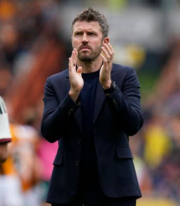 Kingston upon Hull, England, 22nd August 2026. Michael Carrick manager of Manchester United, ManU at the final whistle during the Hull City vs Manchester United Premier League match at the MKM Stadium, Kingston upon Hull. Picture credit should read: Andrew Yates Sportimage EDITORIAL USE ONLY. No use with unauthorised audio, video, data, fixture lists, club league logos or live services. Online in-match use limited to 120 images, no video emulation. No use in betting, games or single club league player publications. SPI_016_AY_HULL_MAN_UTD SPI-4925-0014